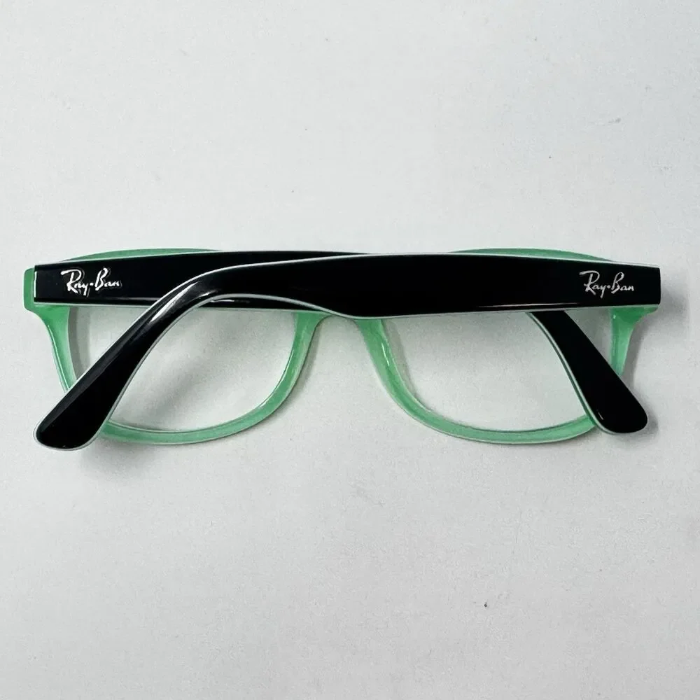 Ray-Ban RB1528 3764 Black Green Kids Eyeglass Frames 48-16-130